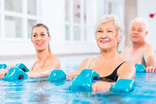 Orthopädischer Sport: Wassergymnastik beim VSG Heusenstamm